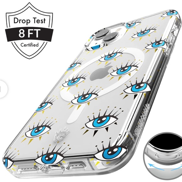 Evil eye clear iPhone 13 Pro case - Picture 2 of 8